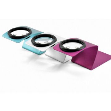 Designer-Standlupe 5x - Lila