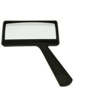 Handlupe - 2x - Rechteckig+